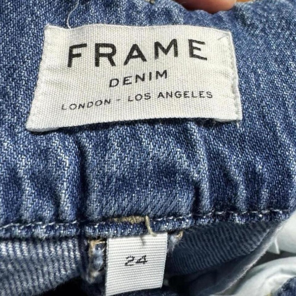 FRAME Marigold High-Rise Wide-Leg Jeans EUC - Picture 3 of 5